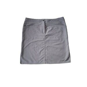 MEC Gray Water Resistant Mini Skirt Hiking Camping Outdoor Active 12